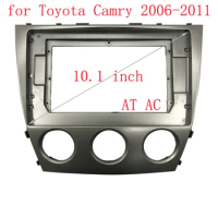 10 Inch Fascia Panel For Toyota Camry 2006-2011 Car Radio Android MP5 Player Casing Frame 2 Din Head Unit Stereo Dash Cover