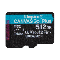 【Kingston 金士頓】Canvas Go Plus microSD 512GB 記憶卡(SDCG4/512GB)