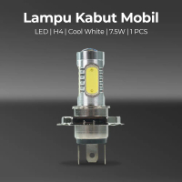 Permata Mall- HLXG Lampu Kabut Mobil Foglamp LED H4 Cool White 8000K 7.5W 1 PCS - MA355