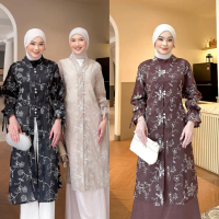 PROMO Dezhaf - Zeva Tunik Outer / Tunik Lebaran / Tunik Tencel