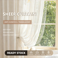 [𝑹𝒆𝒂𝒅𝒚 𝑺𝒕𝒐𝒄𝒌]White Sheer Curtain Sheer / Curtain lining / Curtain 140x160/220/255cm