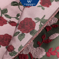 Vải trang trí váy in thời trang, làm bằng bông Polyester, vải denim Jacquard