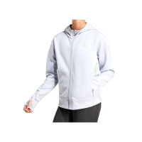 【adidas 愛迪達】D4T FZ Hoodie 女款 薰衣草紫色 運動 休閒 連帽外套 JP2651