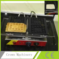 110V 220V Reversible Stainless Steel Electric Big Grid Shape waffle cake oven; Waffle Maker;waffle machine