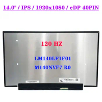 14.0" LCD Panel 120HZ LM140LF1F01 Fit M140NVF7 R0 For ASUS ROG Zephyrus G14 GA401Q PX401Q IPS FHD Laptop Matrix Screen 40Pin EDP