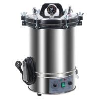 Temperature controlled portable Steam autoclaves / sterilizers mushroom sterilization machine 18 liter