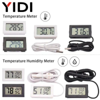 Mini Digital SquareThermo Hygrometer Thermometer Probe Tester Indoor Temperature Humidity Meter Sensor Instrument Gauge Detector