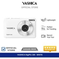YASHICA DigiPix 100 Digital Camera White / Silver - Kamera Digital Yashica WHITE