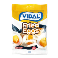即期品【西班牙VIDAL維多寶】荷包蛋造型軟糖(90gX3包 西班牙軟糖 VIDAL軟糖 維多寶軟糖)