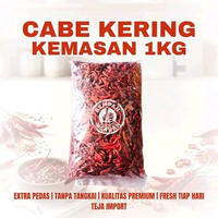 Cabe kering rawit teja japlak premium kemasan 1 kg