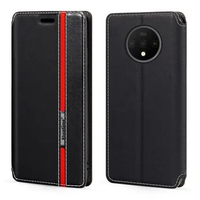 For Oneplus 7T Case Fashion Multicolor Magnetic Closure Leather Flip Case Cover with Card Holder For Oneplus 7T 5G