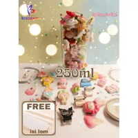 Krezoema Shop Bross Resin Clay 250ml Berbagai Macam Karakter Lucu dan Cantik dengan Lapisan Resin Be