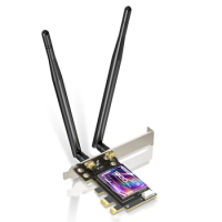 EDUP WiFi6 Wireless Blue-tooth 5.2 Network Card AX1800 2.4G/5G Dual-Band Gigabit Network Card PCI-E Wireless Network Card