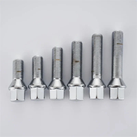 Ingrid 4 ชิ้น สลักล้อรูปกรวย M12x1.25 ก้าน 26 28 35 40 45 50 มม. สำหรับ Peugeot Fiat Alfa Romeo Suzu