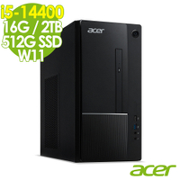 Acer 宏碁 Aspire TC-1775 家用電腦 (i5-14400/16G/2TB+512G SSD/W11)