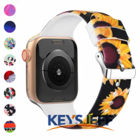 Compatible with Apple Watch Band 38mm 40mm 42mm 44mm Fadeless Pattern Printed Bands for iWatch Band Strap Series 5/4/3 81026