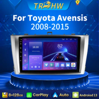 for Toyota Avensis 2008-2015 Wireless CarPlay Android Auto Car Multimedia Player GPS 2 din autoradio