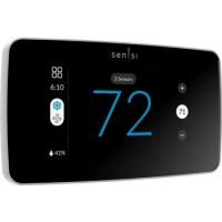 Sensi touch 2 smart thermostat with touchscreen color display, programmable, Wi-Fi, data privacy, mobile app, easy DIY, works wi