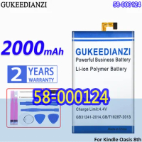 High Capacity GUKEEDIANZI Battery 58-000124 1762A5 2000mAh For Amazon Kindle Oasis 8th Gen EReader