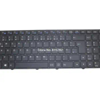 Laptop Keyboard For NEXOC S1738 German GR With Black Frame With Backlit