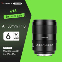 7artisans AF 50mm F1.8 STM Auto Focus Lens Full-Frame Large Aperture Prime Lens For Sony FE A7R ZVE10 A6000 A7C II Nikon Z Z7II