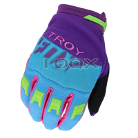 Motocross Racing Gloves Troy Fox Guantes Mountain Bicycle Offroad Air Mesh Mens Woman Unisex Cycling Motorcycle Luvas