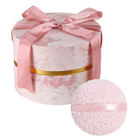 Oopoto Powder Puff Large 6 Body Powder Puff for Dusting Powder Women Powder Puff with Storage Contai