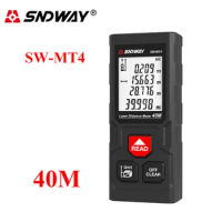 SNDWAY 40M Laser Rangefinder Digital Distance Meter High Precision Range Finder Laser Measure Tools Free Shipping