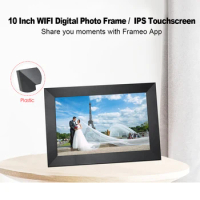 WiFi Digital Photo Frame 10 inch Touch Screen HD Display Picture Frame Wedding Gifts or Brithday Gift Share Photo via Frameo