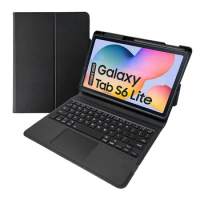 Magnetic Touchpad Keyboard Case For Samsung Galaxy Tab S6 Lite 10.4 2022 2020 Cover Model P613 P619 P610 P615 Skins Slim Shell