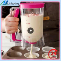 Cupcake Pancake Cake Cream Cake Mix Dispenser Jug Baking Essentials Maker Cooking Tools Funnel Speratator Measuring Cup
