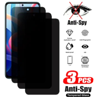 Privacy Screen Protector For Xiaomi 11T 11 12 Lite 12T 13 Poco X3 Pro NFC X5 F3 X4 GT F4 C40 M3 M4 M5 Mi 10T 9T Anti Spy Glass
