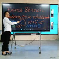 sdk factory price 4k 65 75 85 96 100 120 inch touch screen Multi-language software lcd smart tv android interactive whiteboard