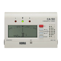 【KORG】CA-50 電子數位調音器