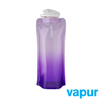 【美國 Vapur】Gradient Lavender 運動摺疊水袋 0.7L 薰衣草紫 #10282(運動水壺 摺疊水壺)