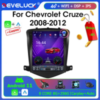 2 Din Android 11 Car Radio For Chevrolet Cruze 2008 - 2012 Multimedia video Player GPS Navigation Stereo Carplay Split Screen 4G