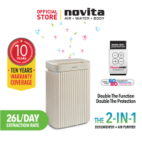 novita Dehumidifier + Air Purifier The 2-In-1 ND26+ with 10 Years Full Warranty