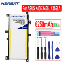 HSABAT 6250mAh C21N1401 Battery For ASUS X455 X455L X455LA A455L A455LD A455LN F455L X454W X455LD X455DG X455LF X455LF X455LJ