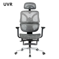 UVR Office Chair Is Not Tired Sitting Boss Chair Ergonomic Backrest Adjustable Swivel Chair Sponge Cushion Computer Game Chair