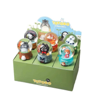กล่องสุ่ม Snowball Totoro มีเสียง มีไฟ กล่องนึงมี 6 จุ่ม เซตนี้มี secret 1 แบบ