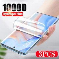3Pcs Hydrogel Film For Samsung Note 20/20 Ultra Soft Full Cover Note 10/10+/10 lite Phone Screen Protector Protective Film