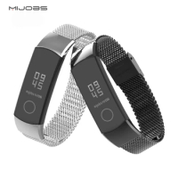 Honor band 4 strap for Huawei Honor Band 4 Smart Watch Accessories Milanese metal steel bracelet replacement band 5 strap
