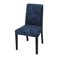 BERGMUND 餐椅, 黑色/kvillsfors 深藍色/藍色