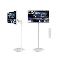 【LG 樂金】HoMIE機 32SR50F-W智慧聯網螢幕+移動支架組合(32型/FHD/webOS/AirPlay2/IOT操控)