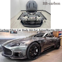For Aston Martin DB11 M Styling Car Body Kits Carbon Fiber / FRP Front Rear Bumper Side Skirt Spoiler Fender Air Vent Hood Cover
