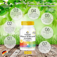 Vitamin và Mineral Komplex Warnke Của Đức 100 Viên