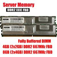 Server Memory 8GB DDR2 ECC PC2-5300F 16GB 667MHz FB-DIMM 4GB Fully Buffered DIMM for MacPro3,1 MA356LL MA970LL MB451LL A1186 RAM