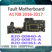 Faulty A1708 Logic Board for MacBook Pro 13" A1708 Repair Motherboard with Chips CD3215B03 980 YEF ISL95828HRTZ etc.
