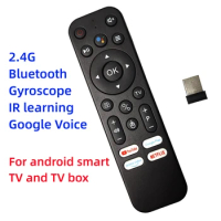 Universal Remote Control Google Voice Bluetooth TV Remote for Samsung Smart TV, Android TV Box/Stick, Netflix/Amazon Prime Video