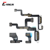 Rotating Shaft Back Cover Charging Connection Motherboard Battery Connector Flex Cable For Apple Watch Series 4 5 SE 6 7 S6 S7